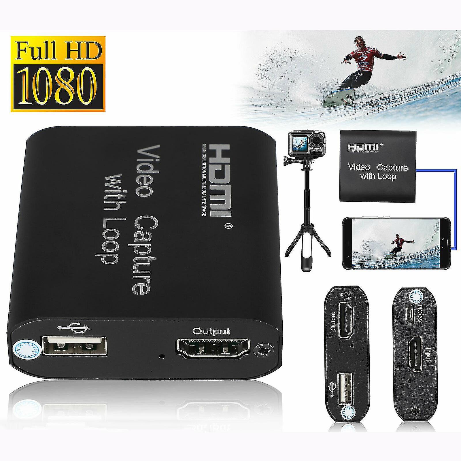 1080p 60fps Hdmi Video Digtal Capture Rec For Streaming Ing Game