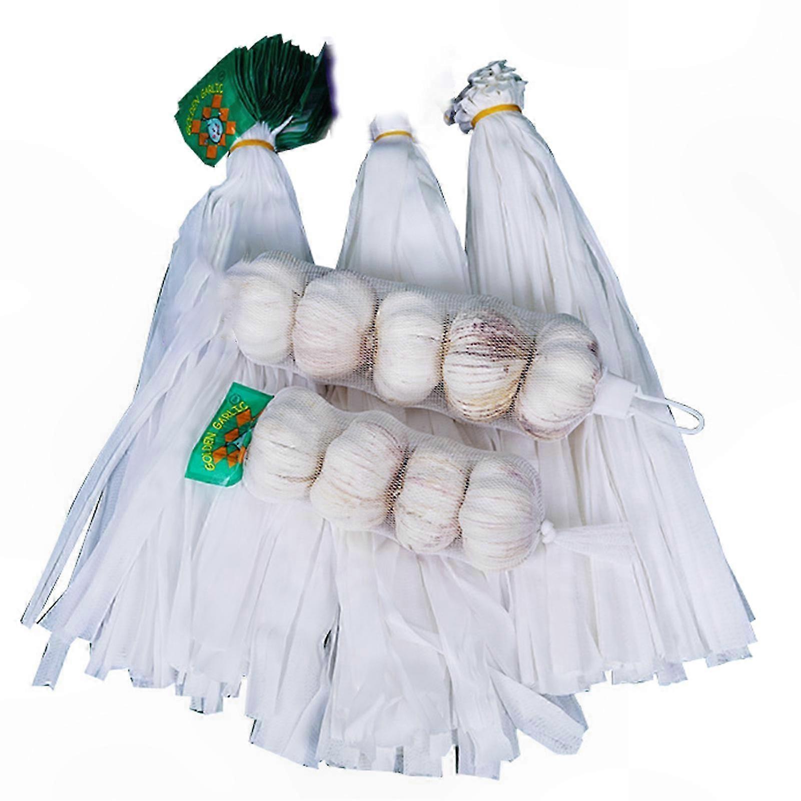 100 Mesh Bags for Garlic and Ginger Storage, Durable Net Bags for Organizing and Preserving Produce