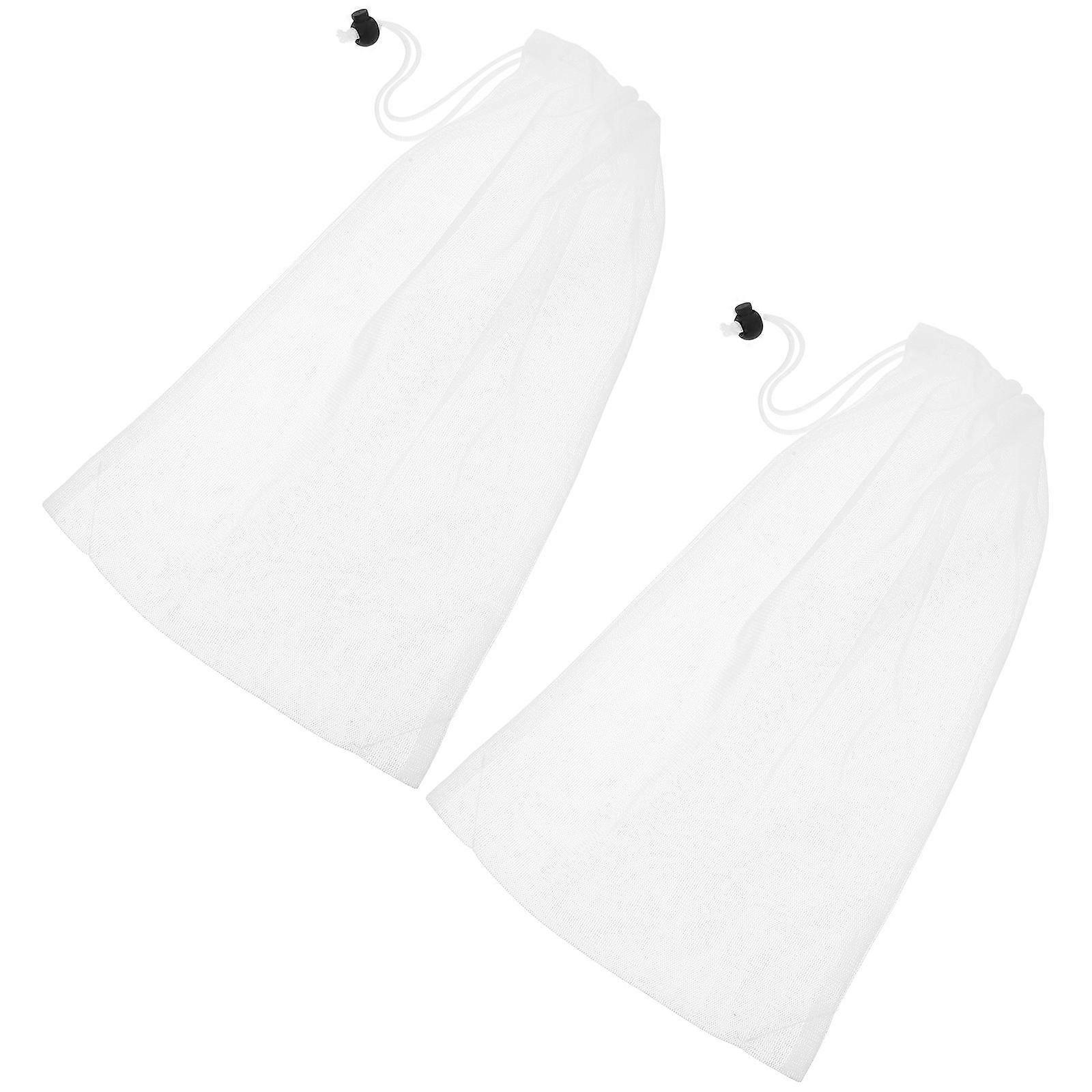 High Performance Pool Cleaner Bags With Locking Mechanism Ideal For Fish Tanks Rectangular Shape 25.50X21.50X0.10CM Pool Cleaning 4Pcs