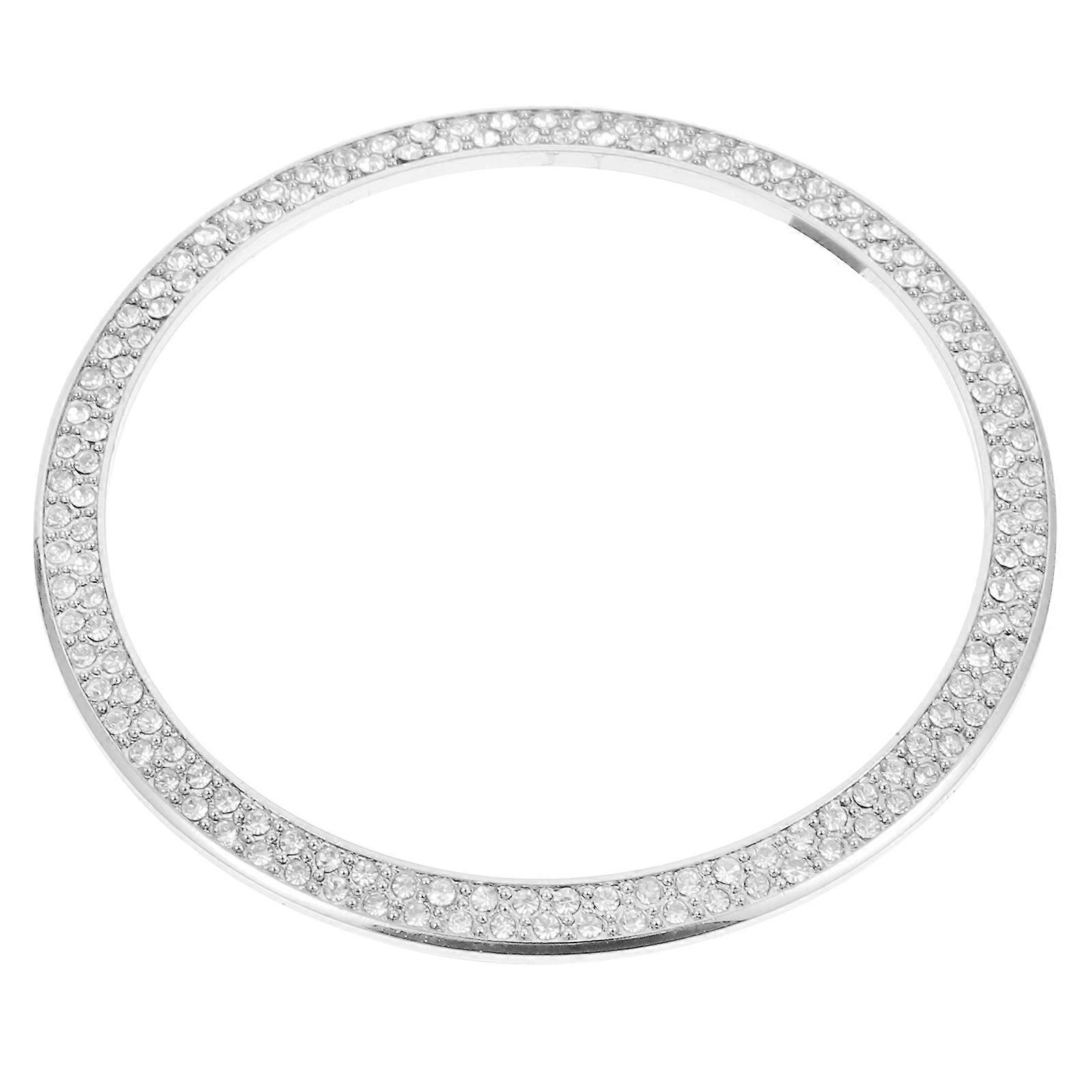 Silver Watch Bezel Ring for Watch 3 with Durable Alloy Material 2Sets