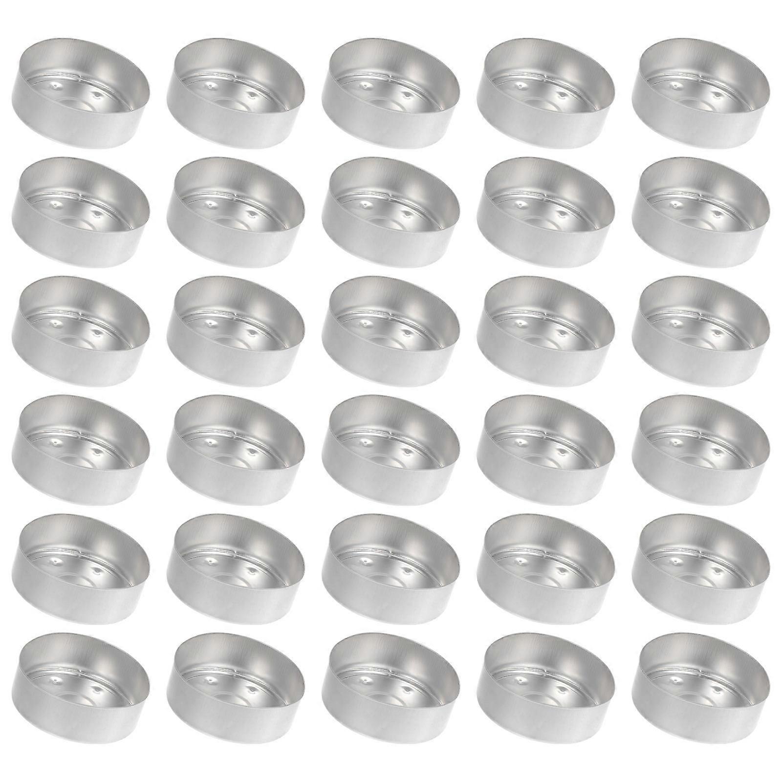 Aluminum Candle Cup Case for Professional Tea Light Candle Making 100Pcs
