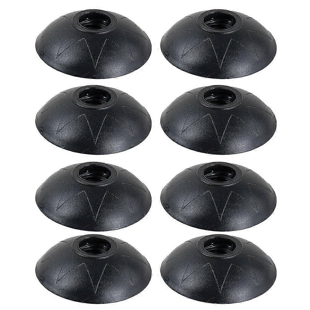 Hiking Accessories for Climbing Trekking Pole Tips 60Pcs Black Rubber