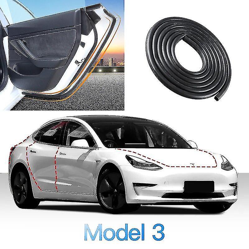 Tesla Μοντέλο 3 Όλη η πόρτα wind noise μείωση ταινία κιτ μπροστινή πίσω κορμό Ab στήλη αυτοκόλλητο καουτσούκ καιρός-ταινία