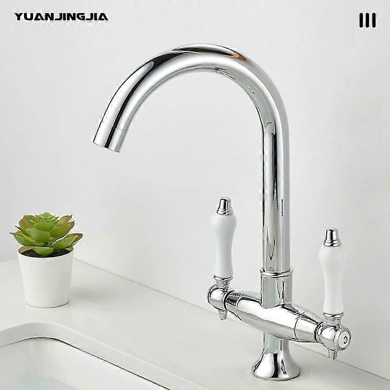 Classic Two-Handle Kitchen Faucet, Kitchen Taps-Classic