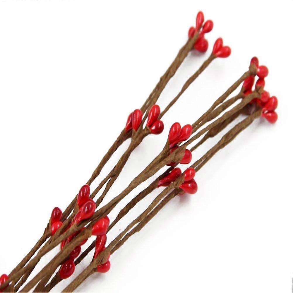 Minglan Pack of 10 red 40cm garland rattan accessories diy hand-woven garland