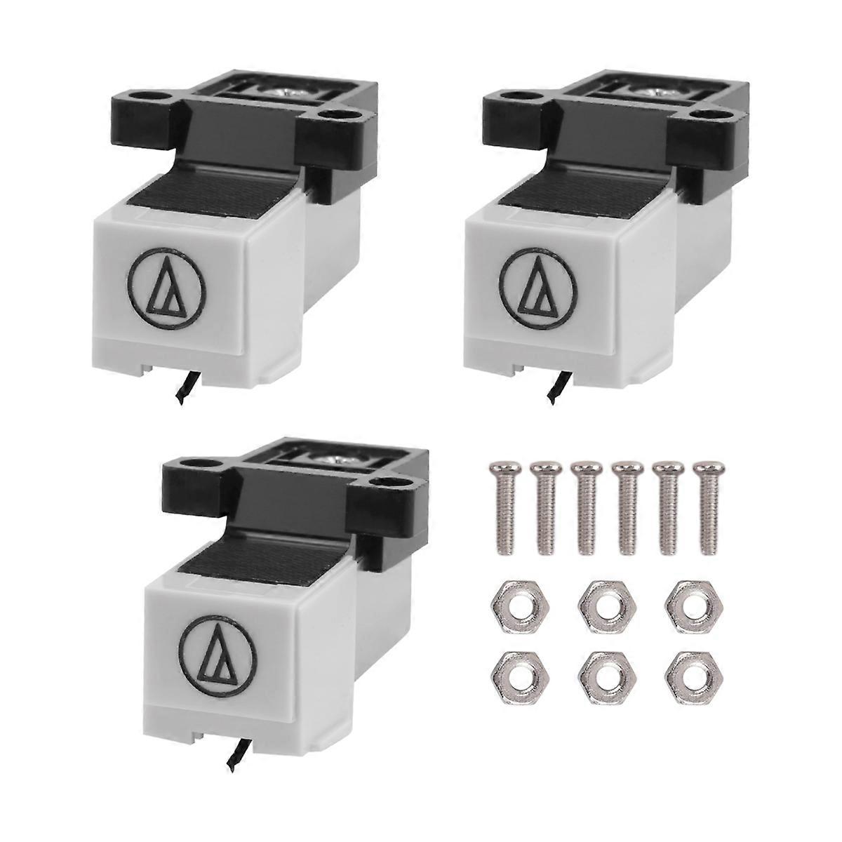 3PCS AT3600L Dynamic Magnetic Needle Stylus for Turntable Phonograph Records Player
