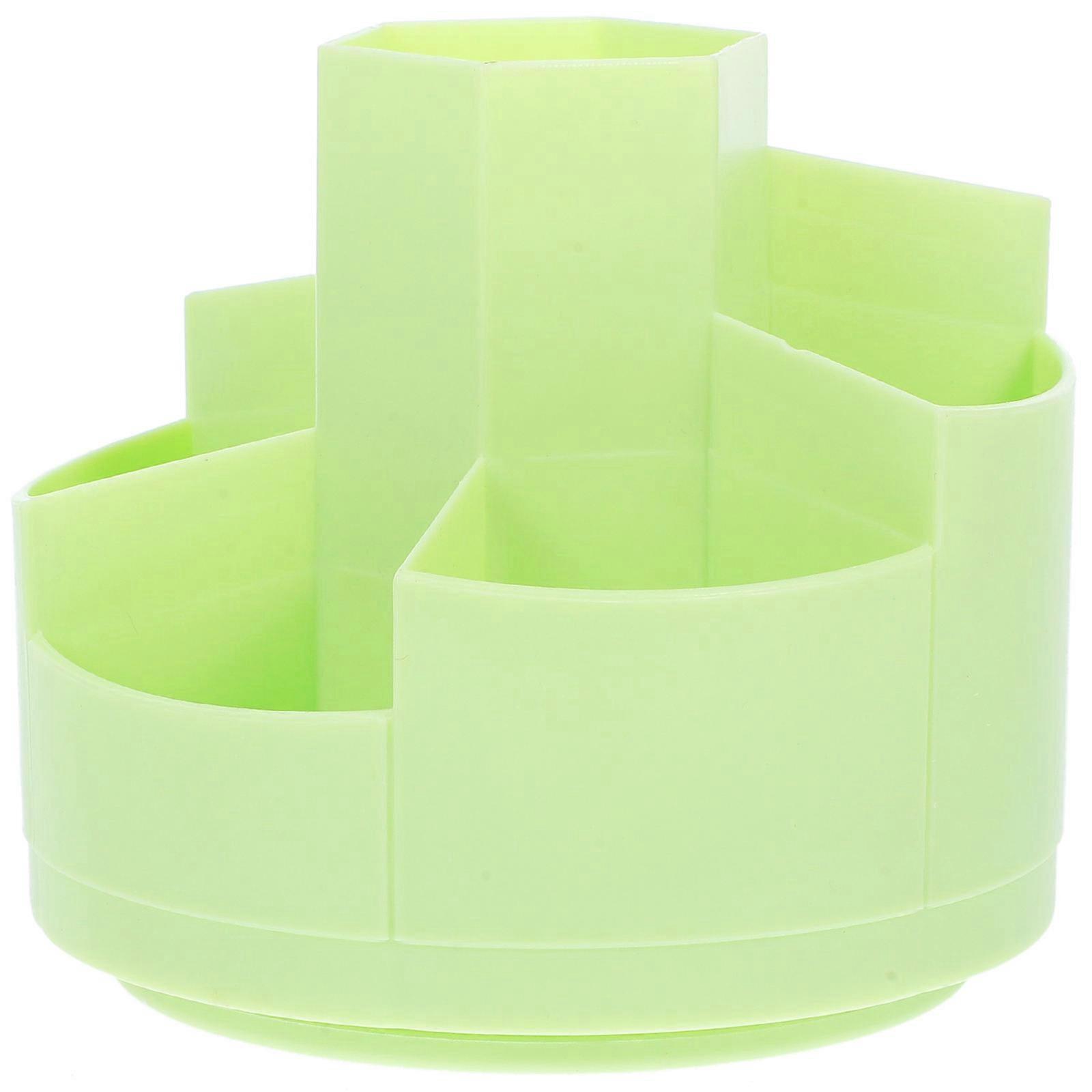 Desk Organizer Rotating Pen Holder Multi-Function with 3Pcs Green