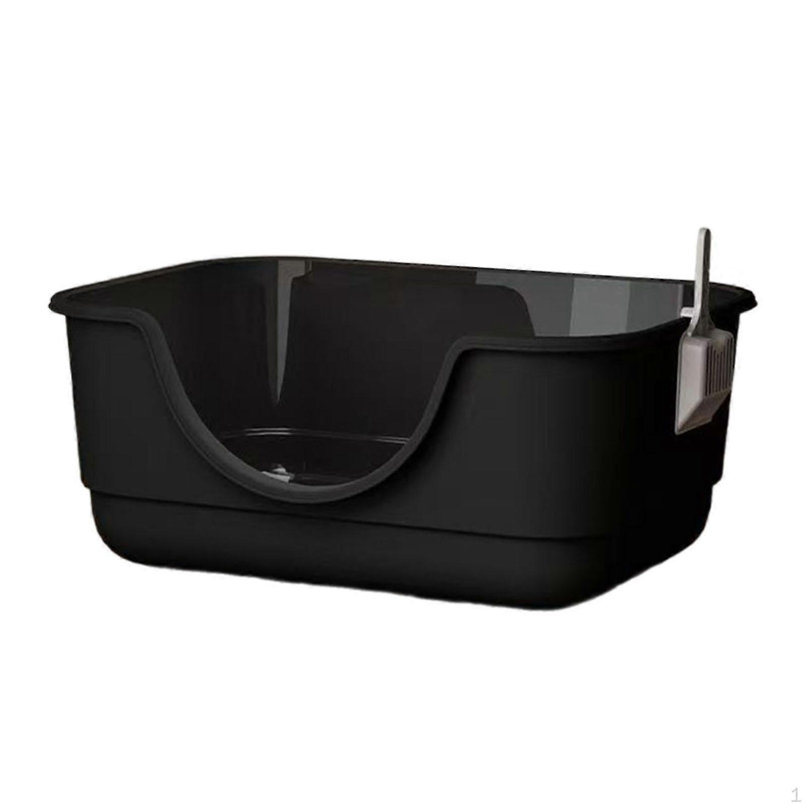 Cat Litter Basin with Low Entry Design for Indoor Use