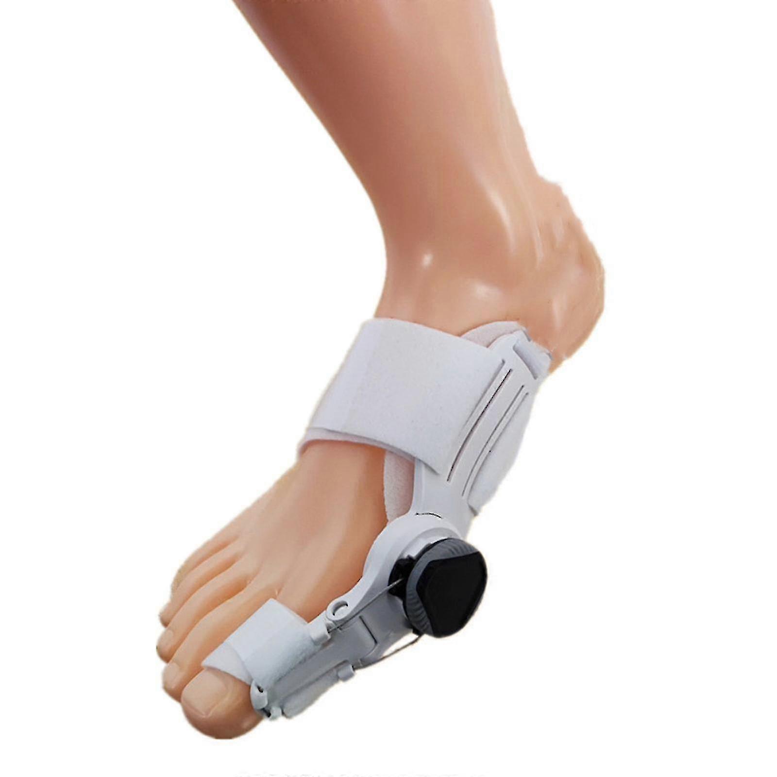 1x Hallux Valgus Corrector, Oppgrader justerbar ortopedisk hallux valgus tåavlastningsspreder med roterende knapp til behandling Hallux Valgus smerte, Universa