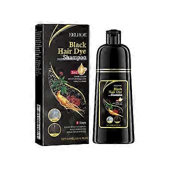 Eelhoe Black Hair Shampoo (Black) Polygonum Multiflorum Essence Black Nourishing Hair Cleaning Repair Soft Shampoo
