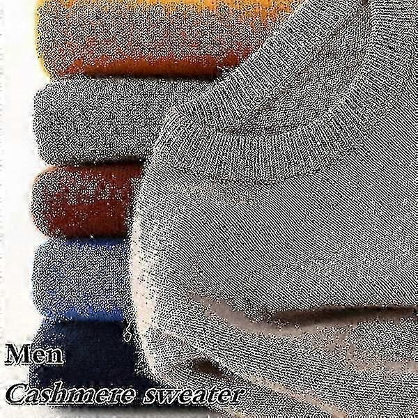 秋と冬のメンズカシミヤセーター、季節の快適さとスタイルに最適な柔らかく暖かいニットプルオーバー