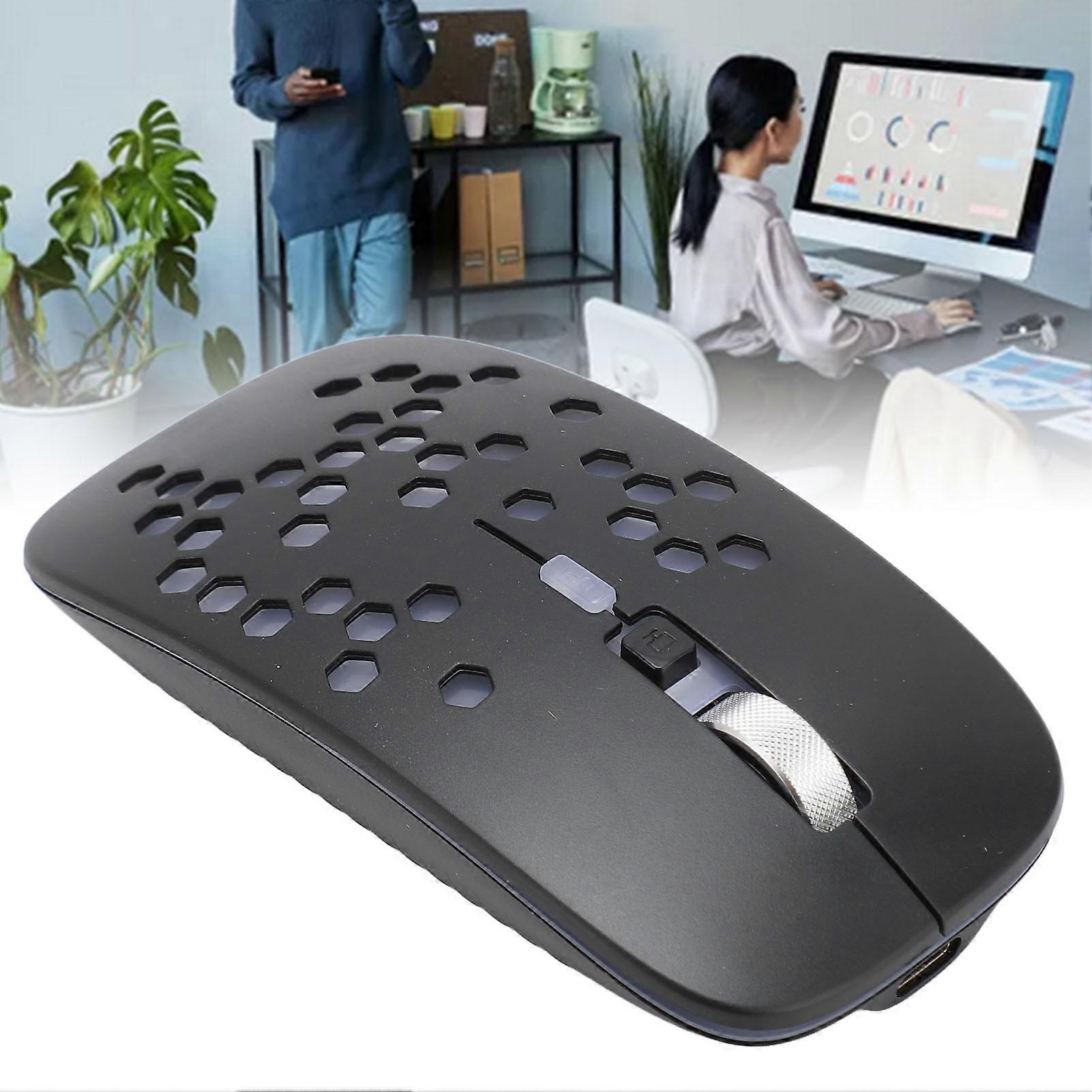 Wireless Bluetooth Mouse Stylish Shell 3 DPI Adjustment Silent Portable Wireless Mouse for MacBook Air Pro 