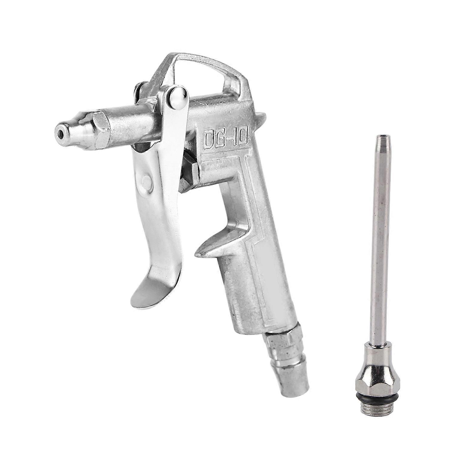 Air Compressor Dust Duster Trigger Handle 1/4" Compressed Alloy Nozzle Blow Gun DG‑10