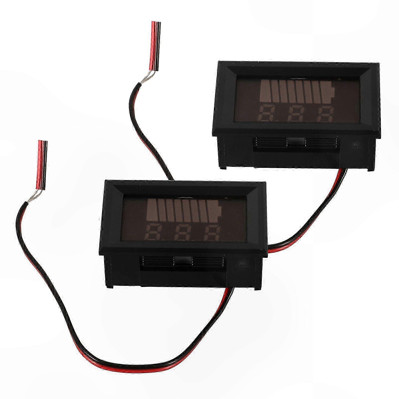 2pcs Battery Capacity Tester for AA AAA Li-ion NiMH Battery Checker