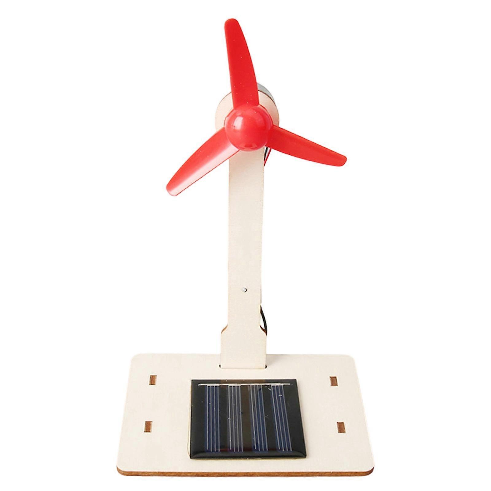 Kits Science Toy DIY Solar Energy Fan Model Kits Science Experiment For Exploration Educational STEM Toy Multicolor