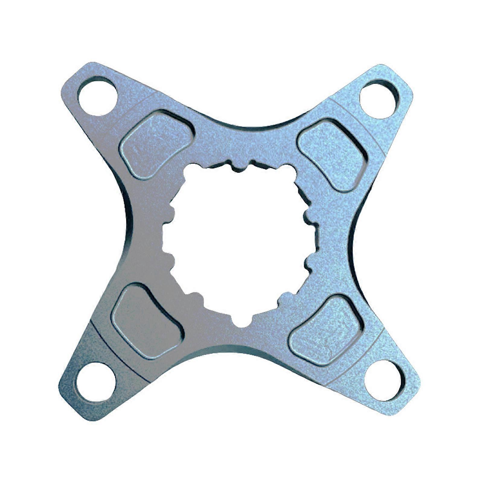 Folding Mountain Bike Chainring Adapters Replacement to 104 110 130 BCD Direct Mount Chainring Converter Enduring  Titanium color