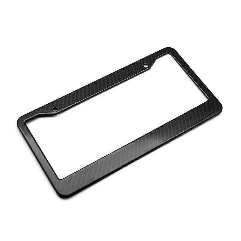 Carbon Fiber Pattern License Plate Frame License Plate Mount for US Vehicles