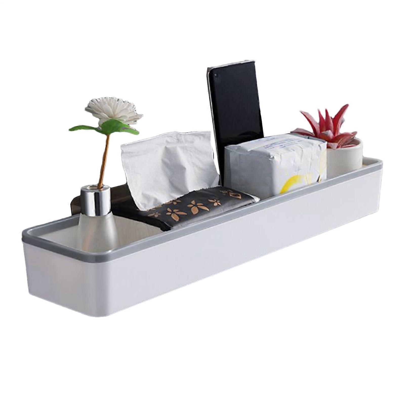 Over Toilet Storage Wall Mounted Adhesive Bathroom Organizer, SpaceSaving Shelf For Shampoo Bottles, Sink & Apartment