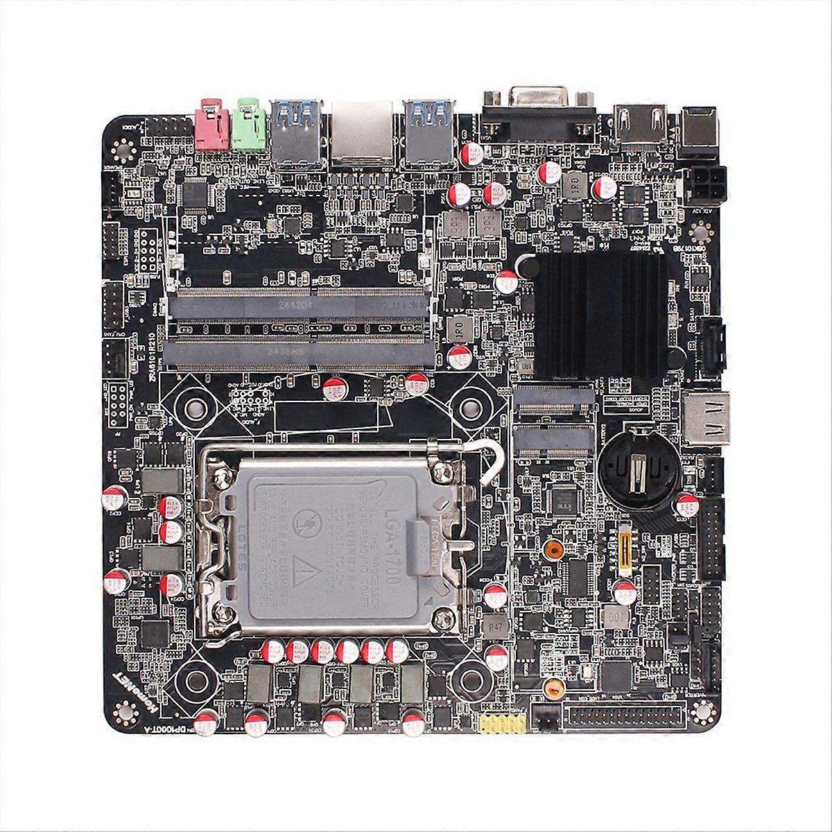B660 Motherboard Mini ITX Support LGA1700 12th/13th for Celeron/Pentium/Core I3/I5/I7/I9 Processors