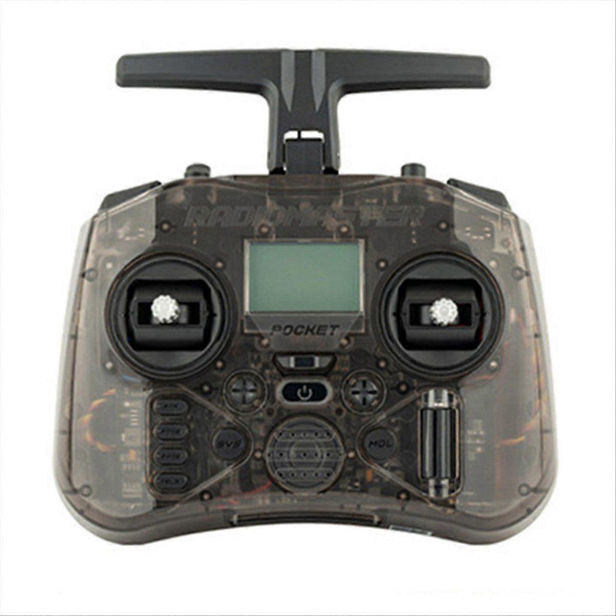 for Pocket TBS NANO ELRS Transmitter Remote Portable Built in LED Light Foldable Antenna Transpare