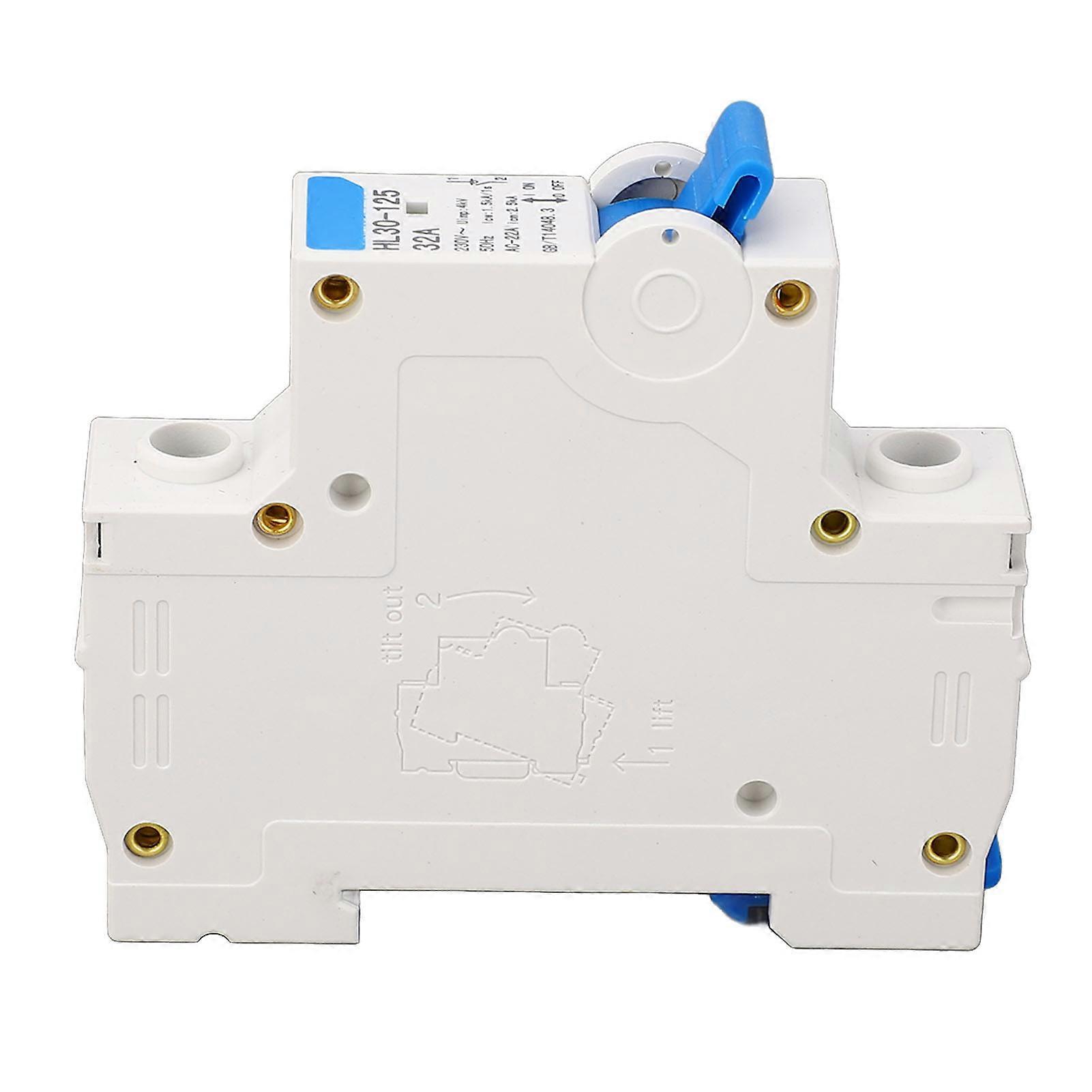 12PCS μικροσκοπικός διακόπτης αέρα διακοπτών κυκλώματος 1 διακόπτης αποσύνδεσης πόλων για την εγχώρια εμπορική χρήση 32A HL30-125