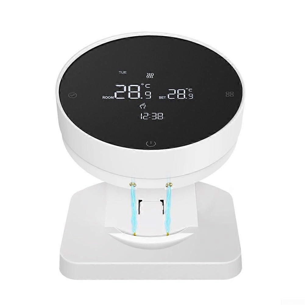 Wireless Thermostat LCD Display For App Control Gas Boiler Compatible Water Heating System RF433 Remote Control NoWiFi