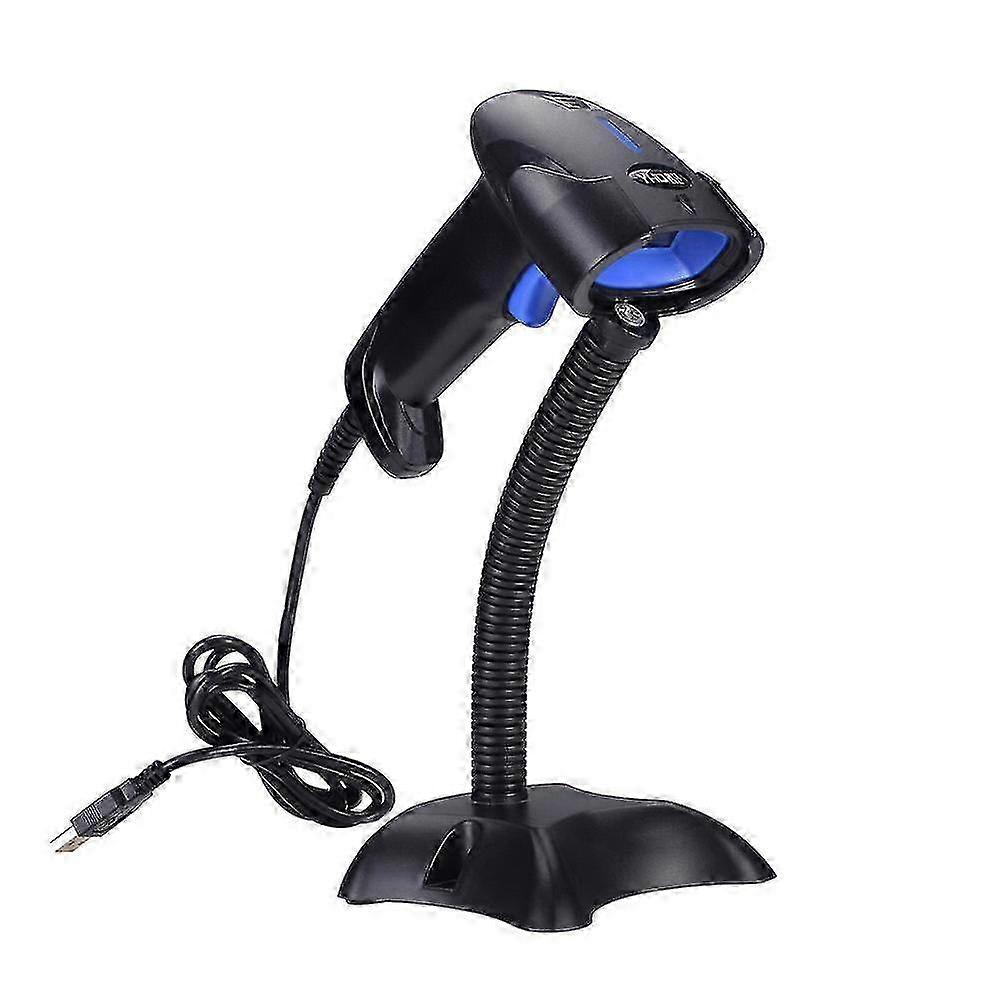 Handheld 1D Bar Code Scanner Barcode Reader Scanning Gun USB Cable For Store/Warehouse