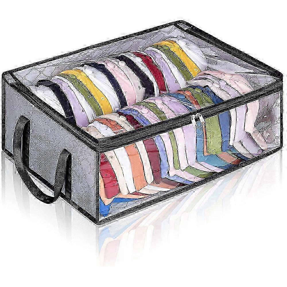 Hat Storage, Foldable Design & Makings For Multi-functional Storage Of Up To 50 Caps, Baseball Caps Organizer With Visibl