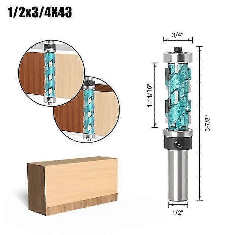 1pcs Drill Bits Router Drill Bits Flush Trim Router Bit Carving Router Bits Router Bits For Woodworking Cutter For Woodworking 1/2''