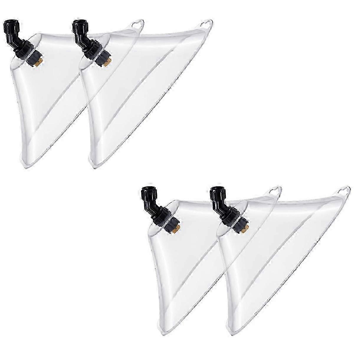 Garden 4 Pack Windproof Hood Nozzles with High Pressure Atomizing Technology for Sprayer