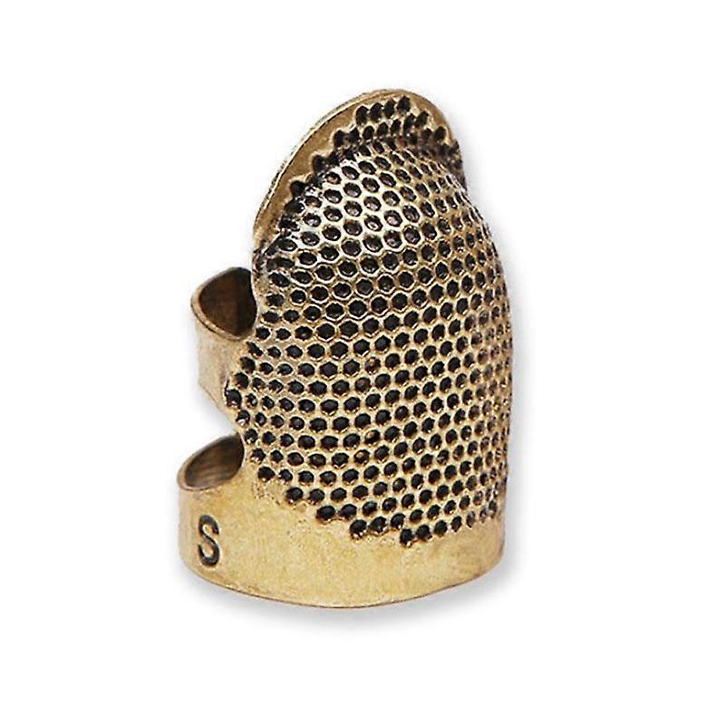 Sewing Thimble Finger Protector Ring Hardworking Needle Metal Brass Thimble