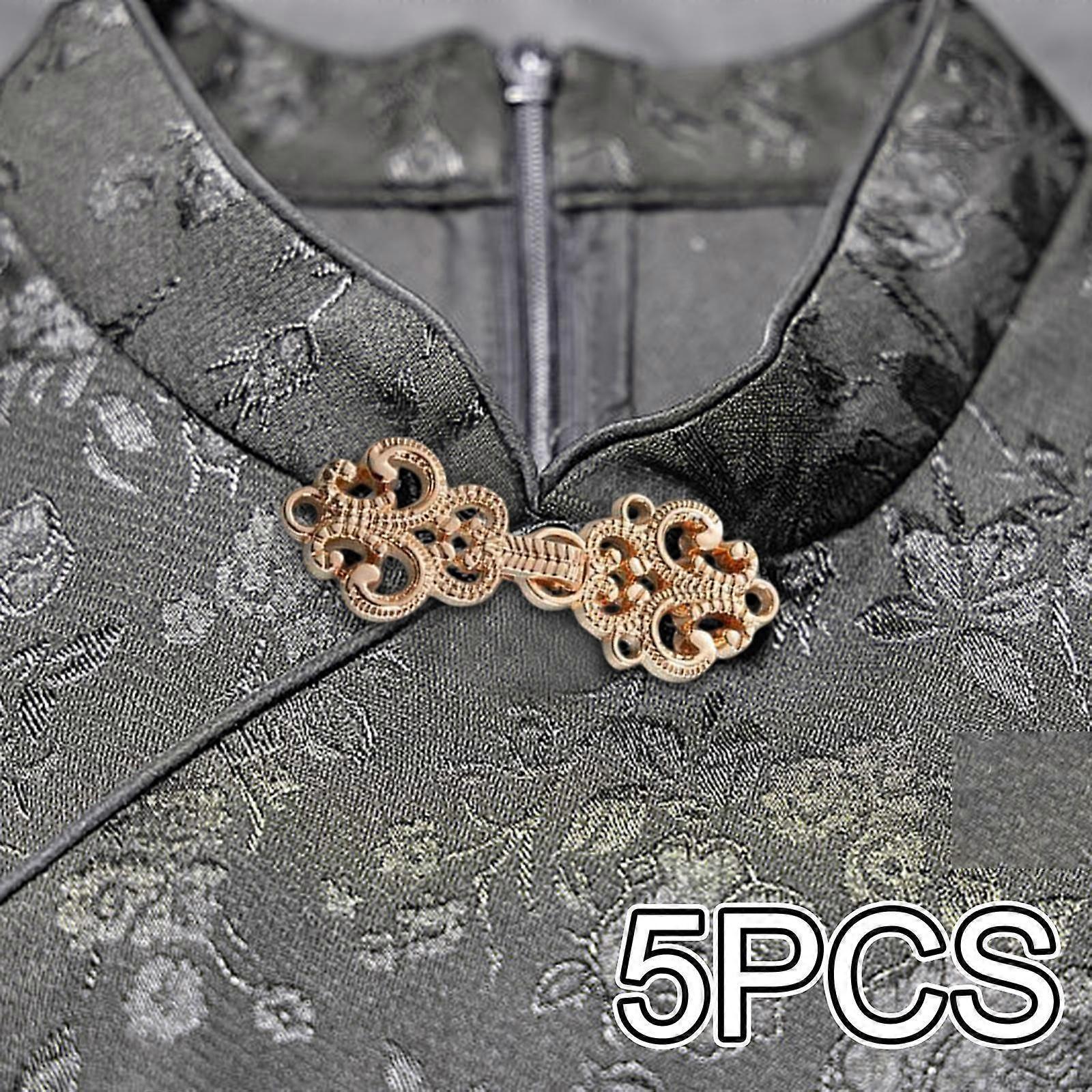 5 Pack Cloak Clasp Fasteners for Jackets, Dresses, And Sweaters