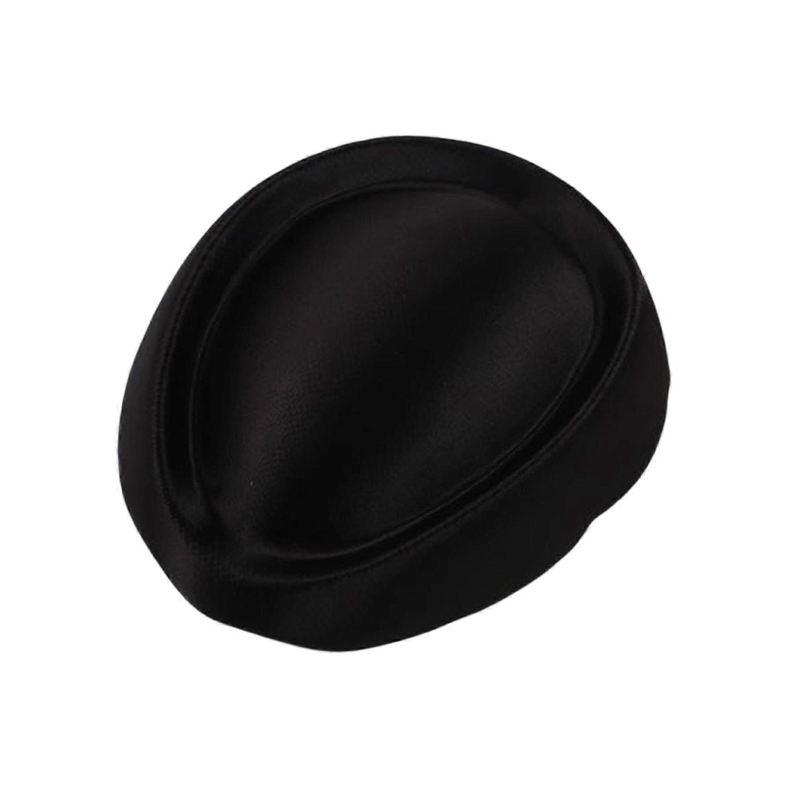 Bridal Aircrew Beret With Embellished Design Soft Fabric Unisex Headwear Lightweight Solid Color Multicolor