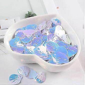Fiocco di sirena Glitter Polvere squame di pesce Trucco per gli occhi Paillettes Adesivi per angoli degli occhi Paillettes conchiglia Pigmento gel lucido per il viso