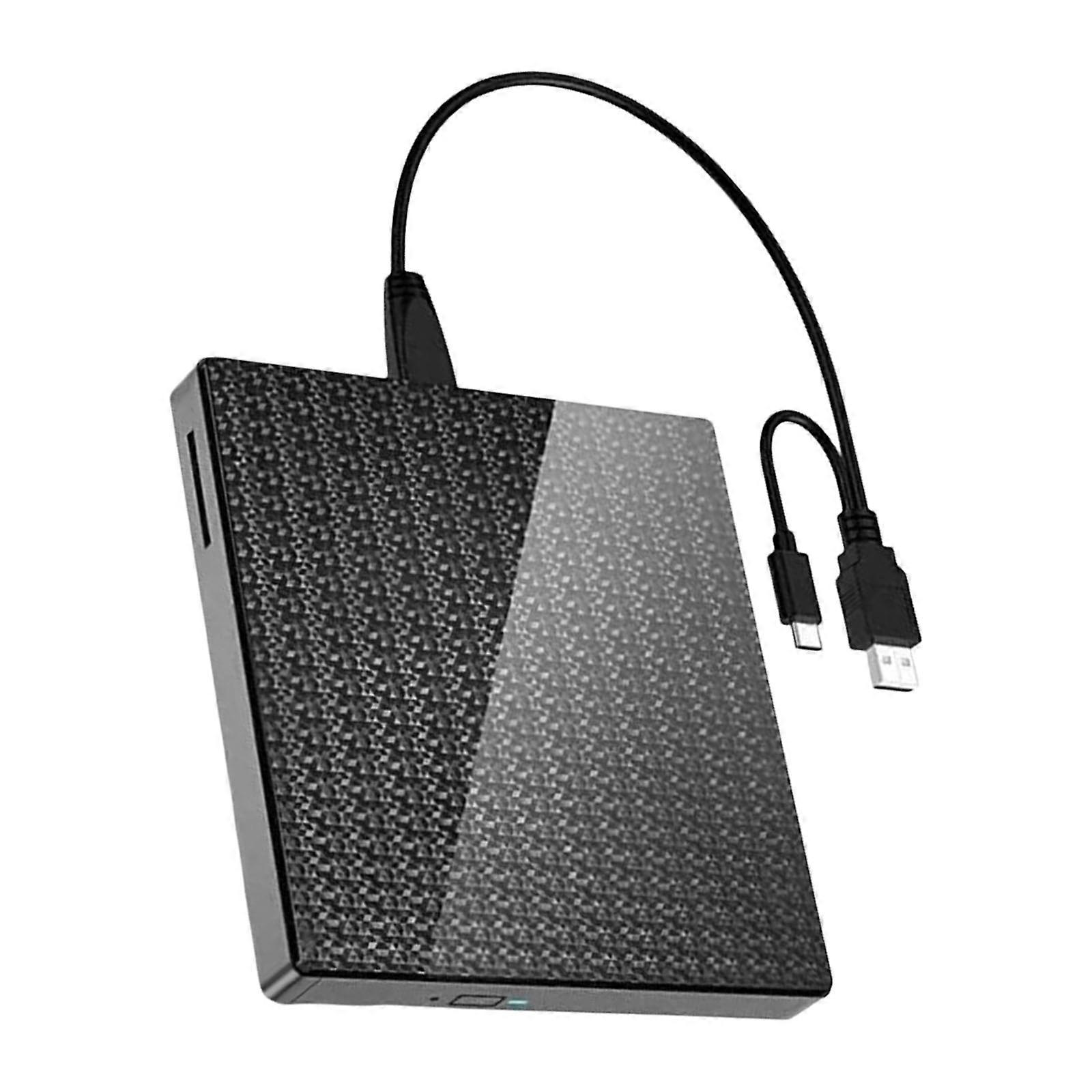 External DVDs Drive With USB3.0 Hubs And SDTF Card Reader Fast Speed Burners For Laptop Desktop Plugs And Play Multifunction Multicolor
