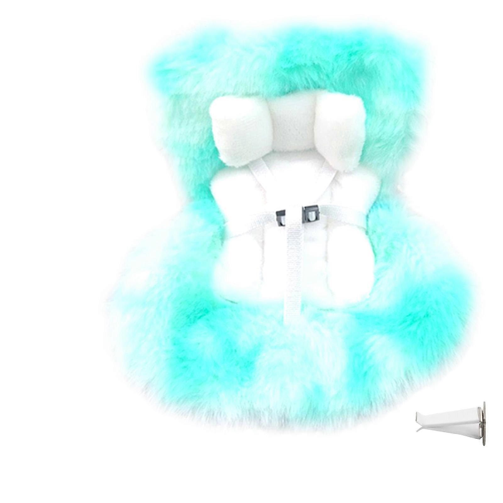 Vehicle Chair Addition With Constructed In Air Outlet Clip For Space Saving Display Of 17cm Collectible Fleece Dolls Multicolor