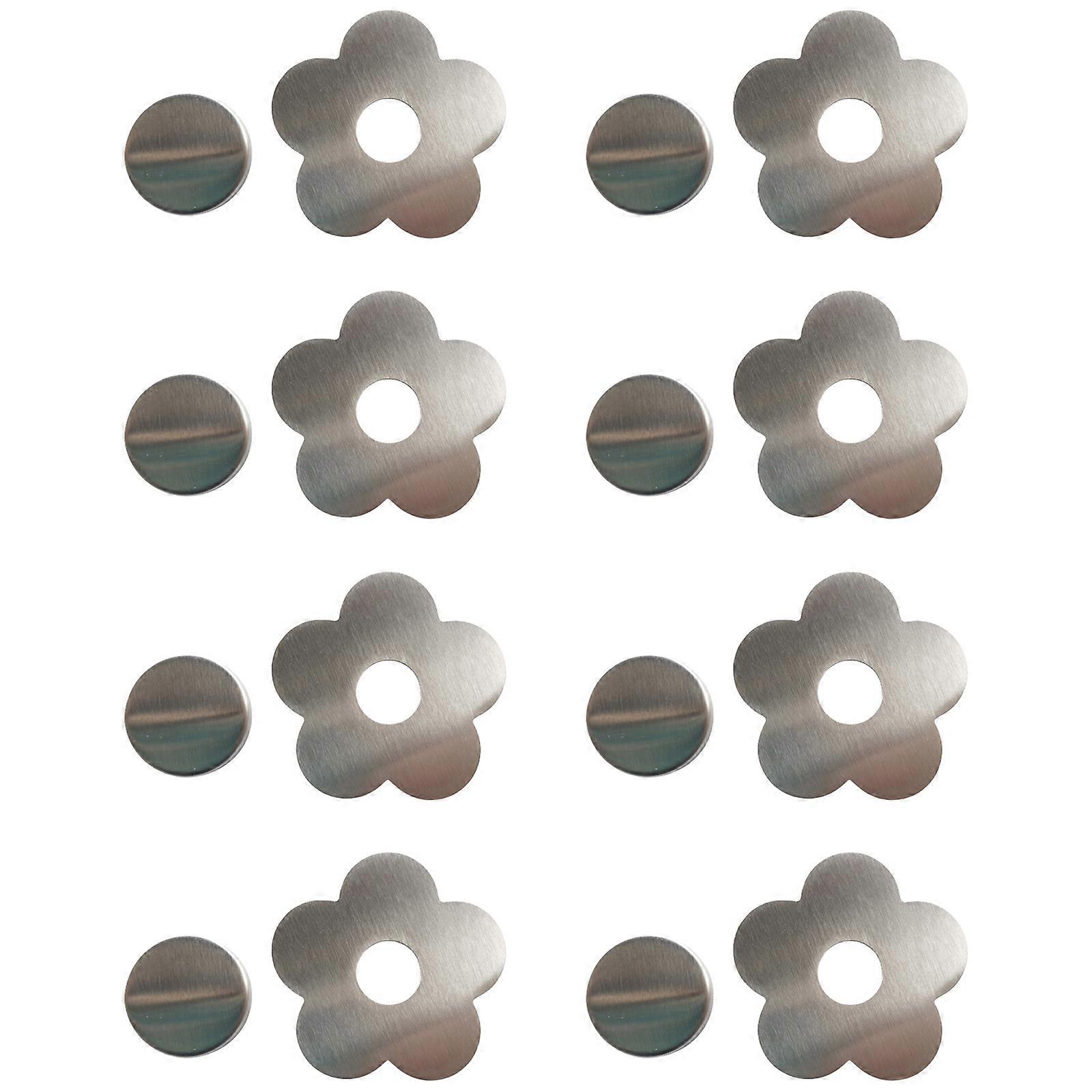 Steel Tablecloths Magnets Anchors NonSlip Magnetic Weights For All Table Shape Indoor and Outdoor Use Set Of 8pc Multicolor