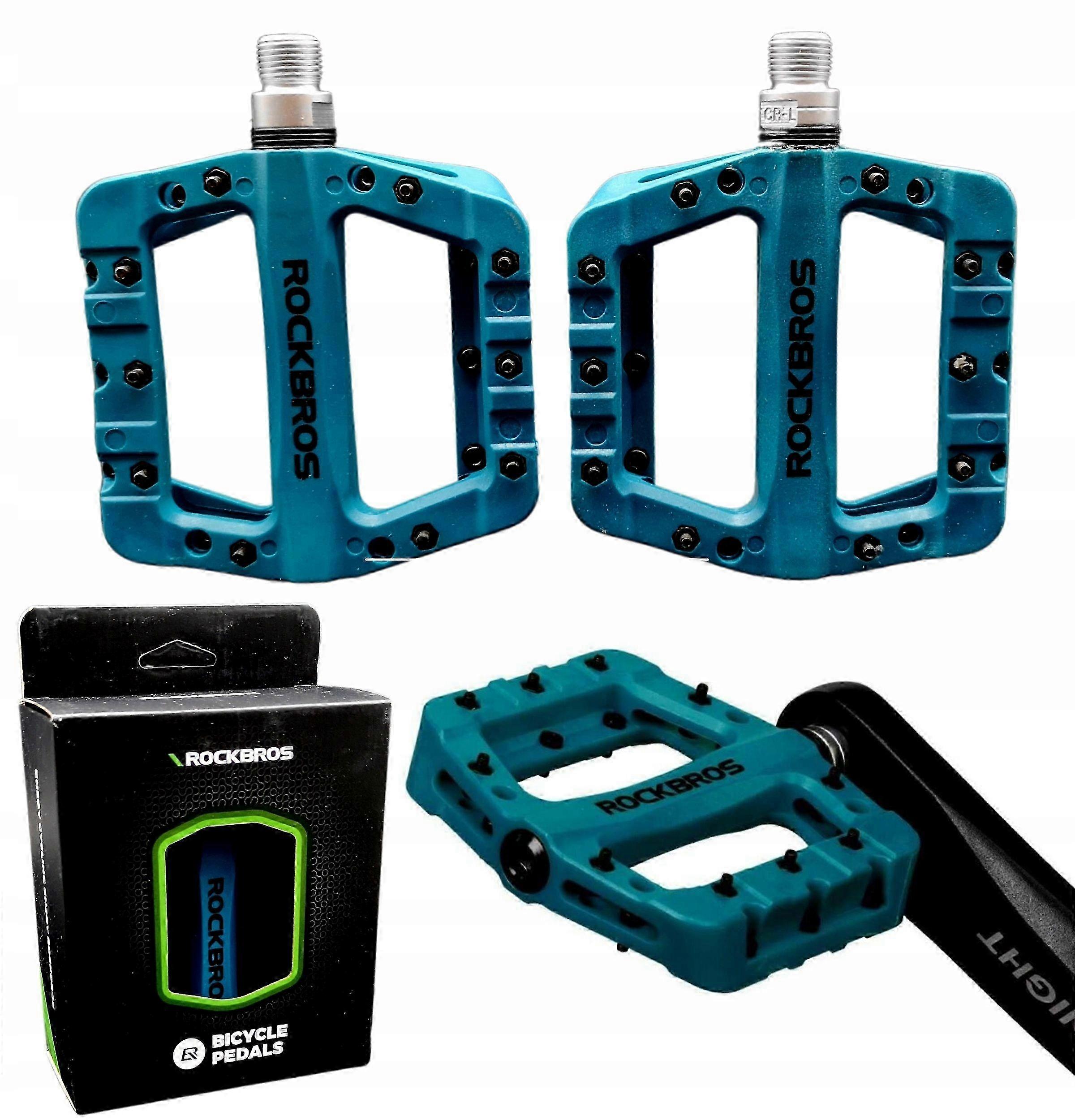 Platform Pedals Rockbros Platform Pedals Light Blue 2017-12c Blue