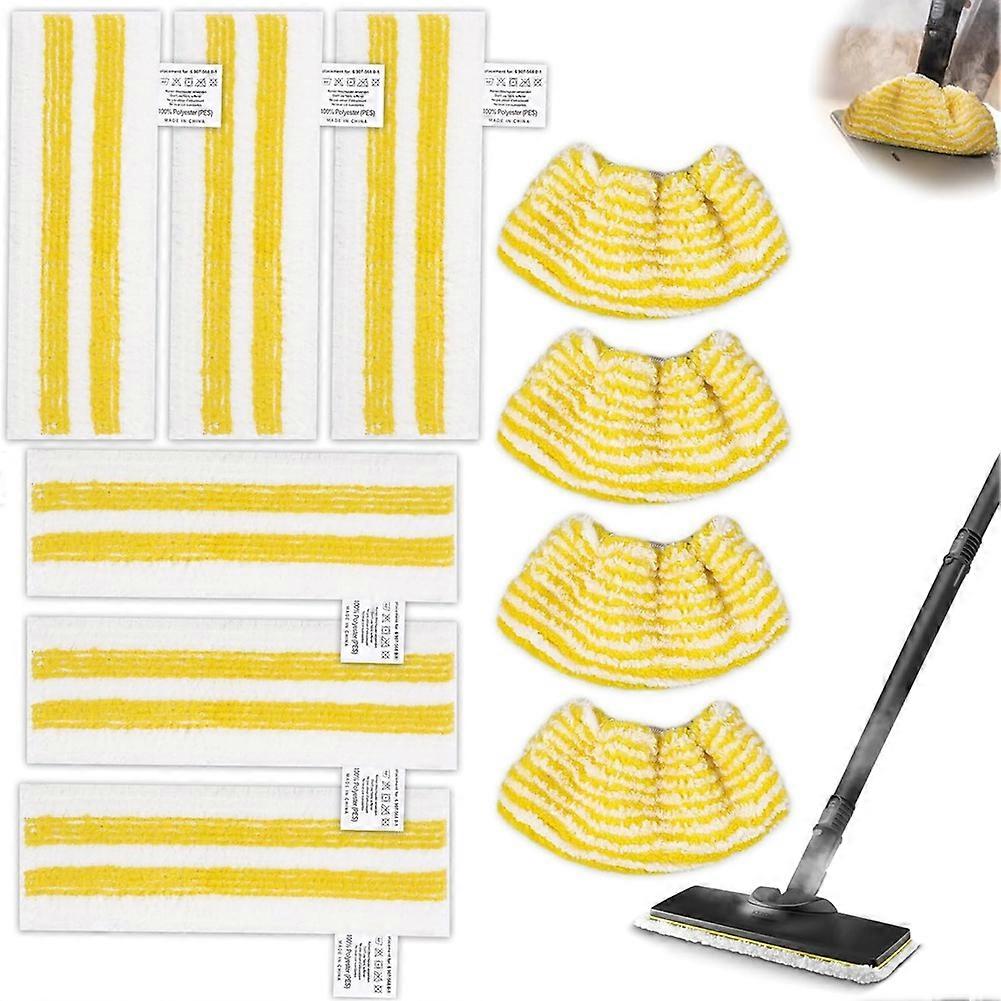 Replacement Microfibre Cloth Set for Karcher Steam Cleaner EasyFix SC1, SC2, SC3, SC4, SC5, Steam Cleaner Accessories