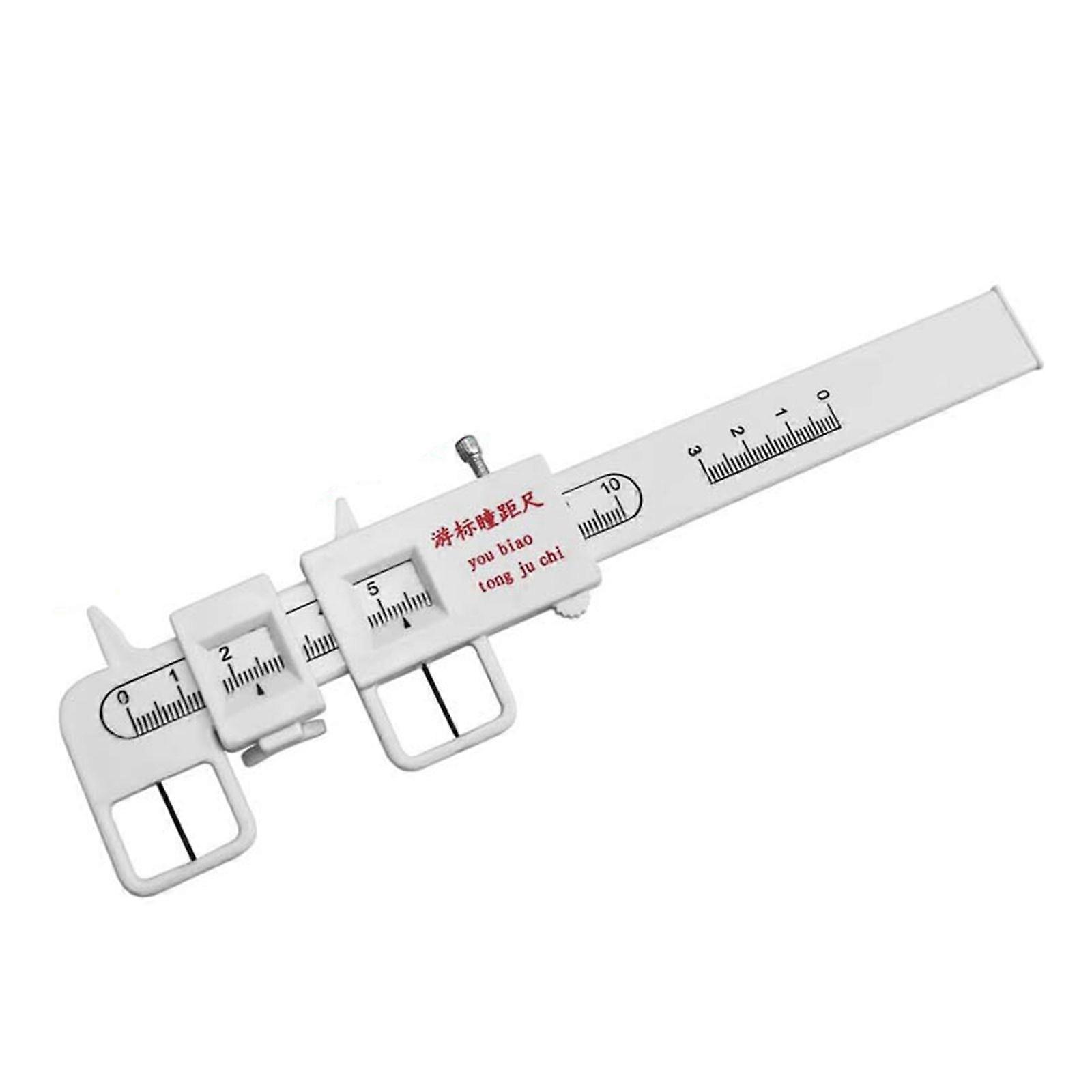 Professional Ergonomic Pupil Measurement Caliper Lightweight Design Antislip Handle High Accuracy Scale For Eye Clinics Multicolor