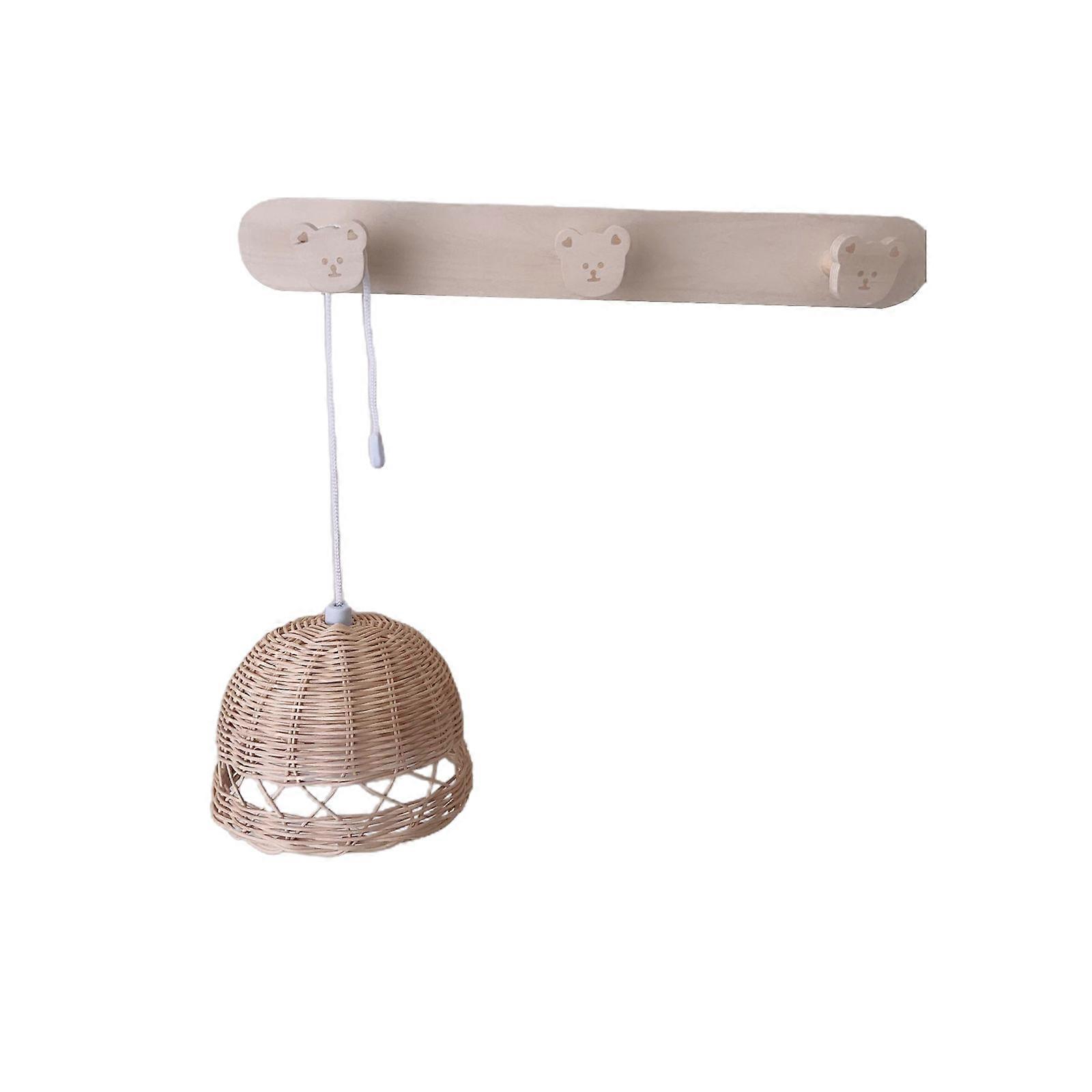 Create Relax Atmospheres in Your Home with this Quality Rattan Lampshade Simple and Elegant Design Farmhouse Decor Multicolor