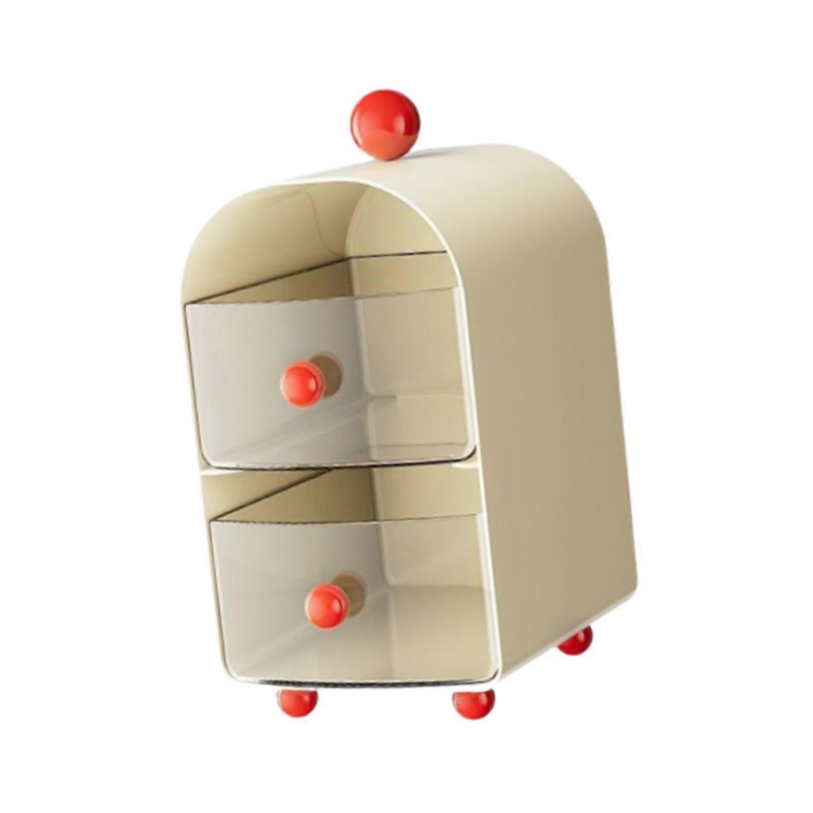 Tea Bag Organizer and Coffee Pod Holder Double Layer Kitchen Drawer Storage Box PP Material