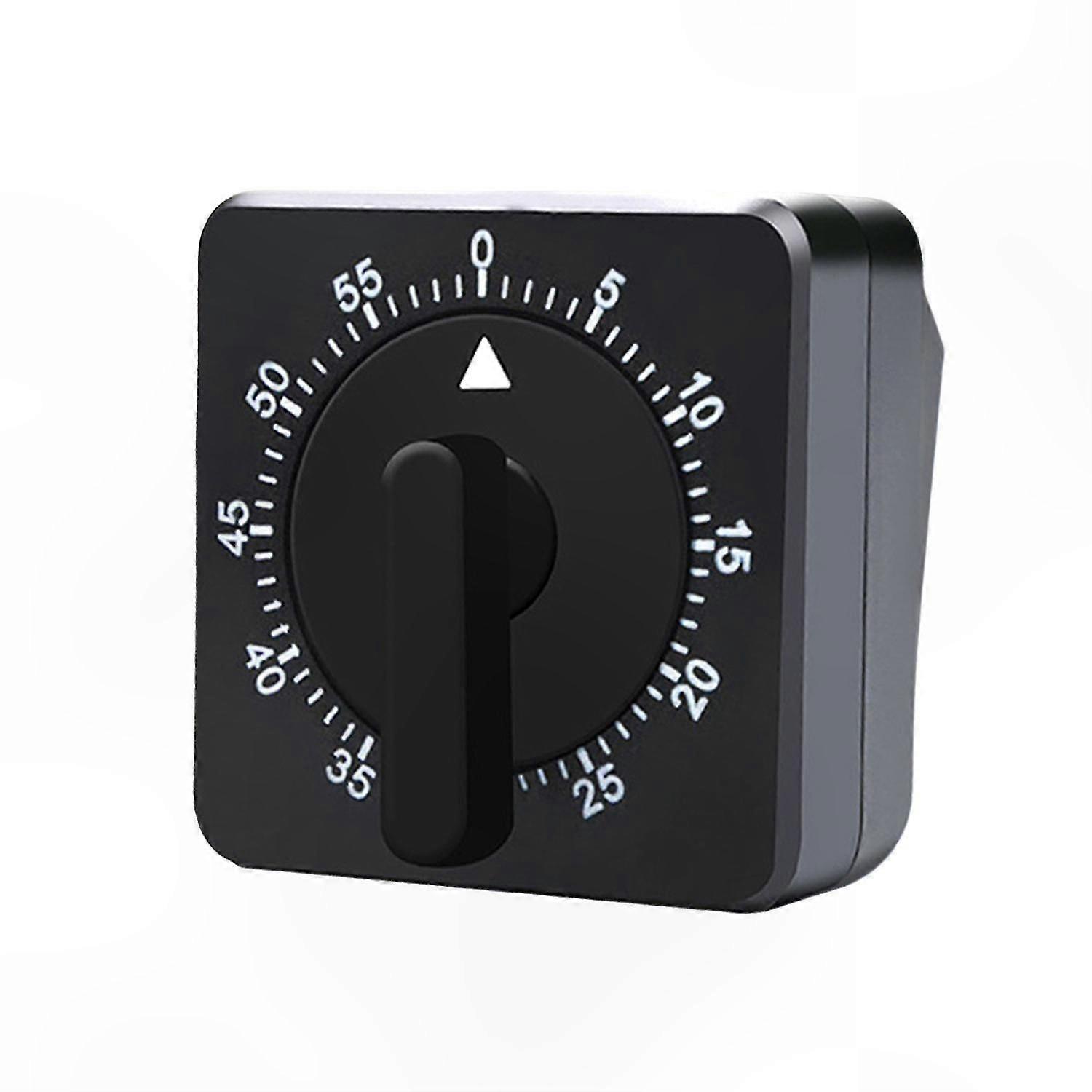 Square Mechanical Kitchen Timer 60 Minute