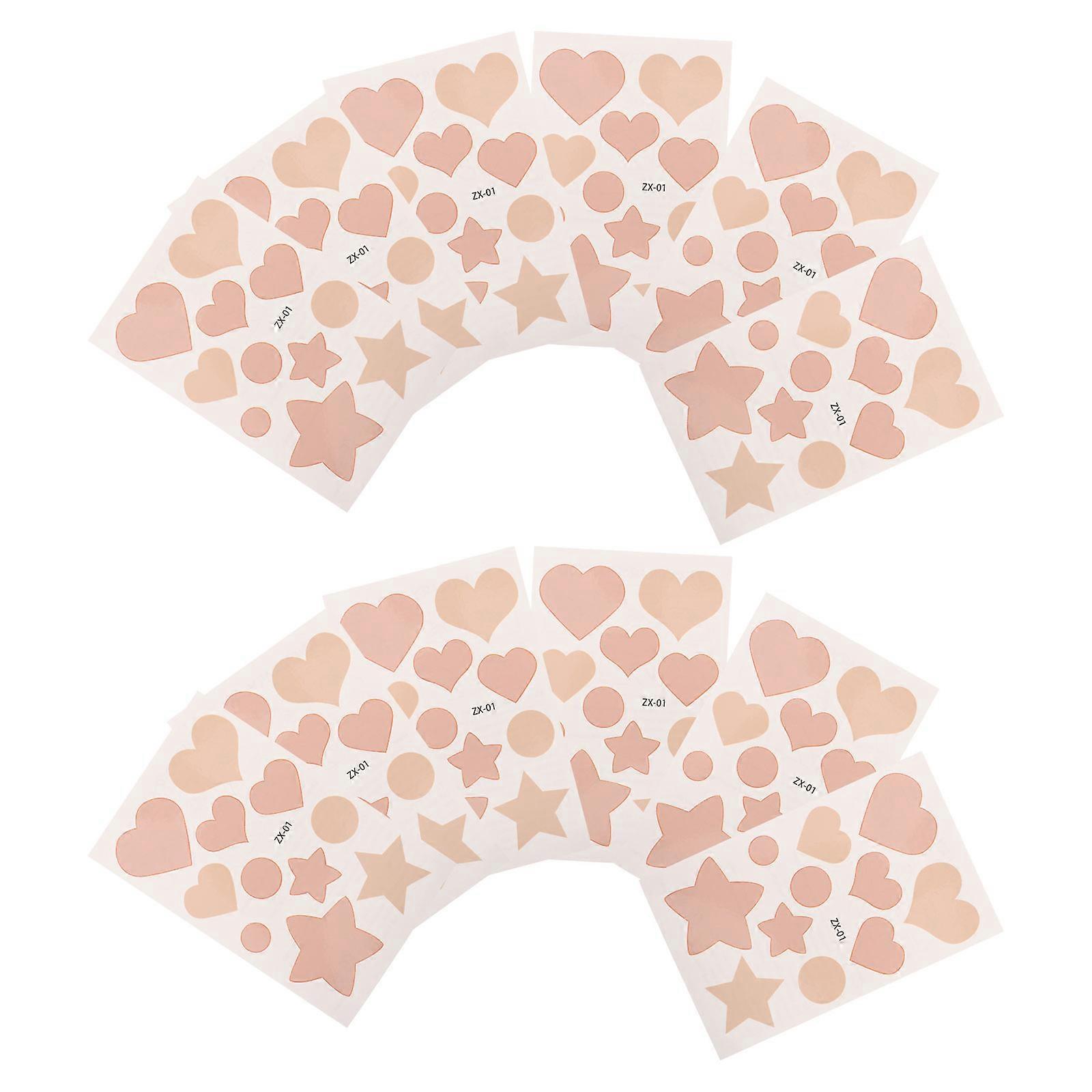 Scar Cover Up Patch Invisible Concealer Sticker for Decoration 12Pcs