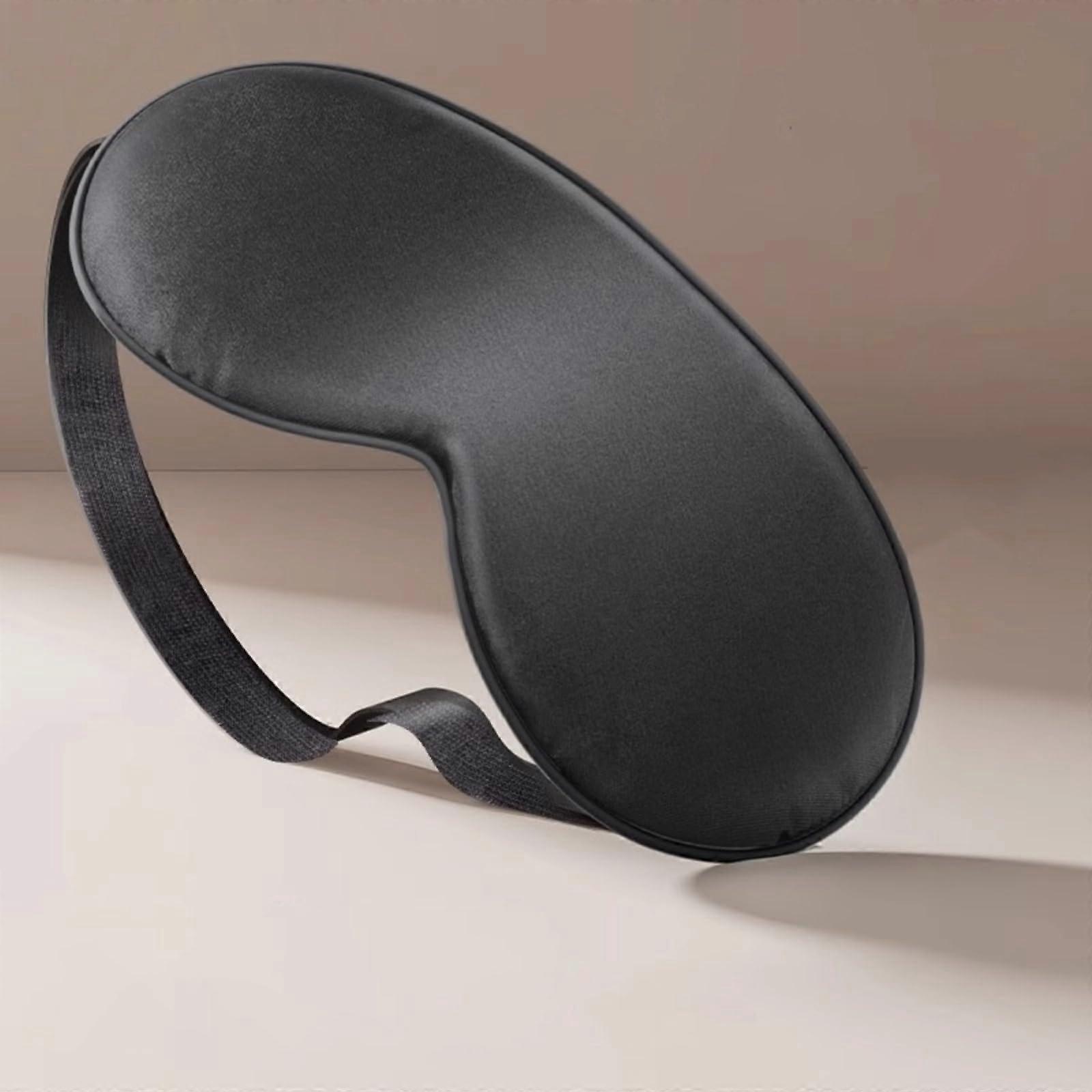 Sleep Mask 100% Blackout with Ergonomic Nose Contour and Adjustable Comfort Strap for Travel