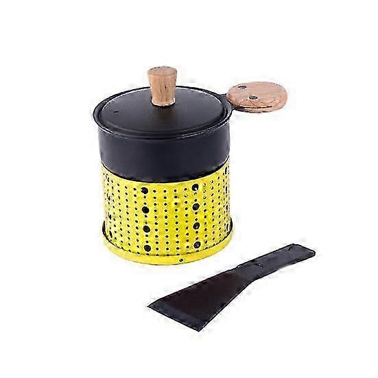 Multi-Purpose Cheese Fondue Maker, Portable Set with Candle Holder, Spatula and Pan