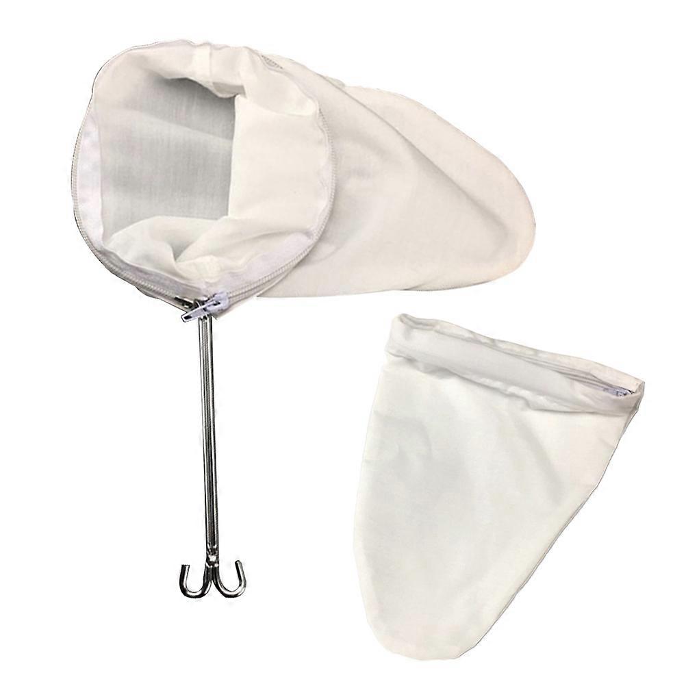 Tea Filter Bag Tea Strainer with Stainless Steel Handle for 6Pcs Use