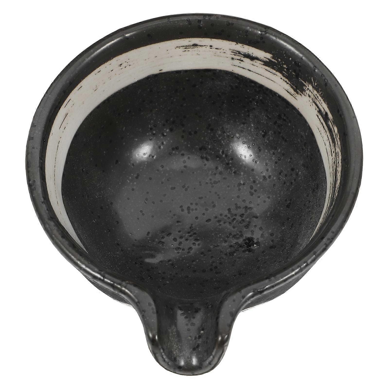 Soy Sauce Dish Ceramic Sauce Dish with Spout for Kitchen Use
