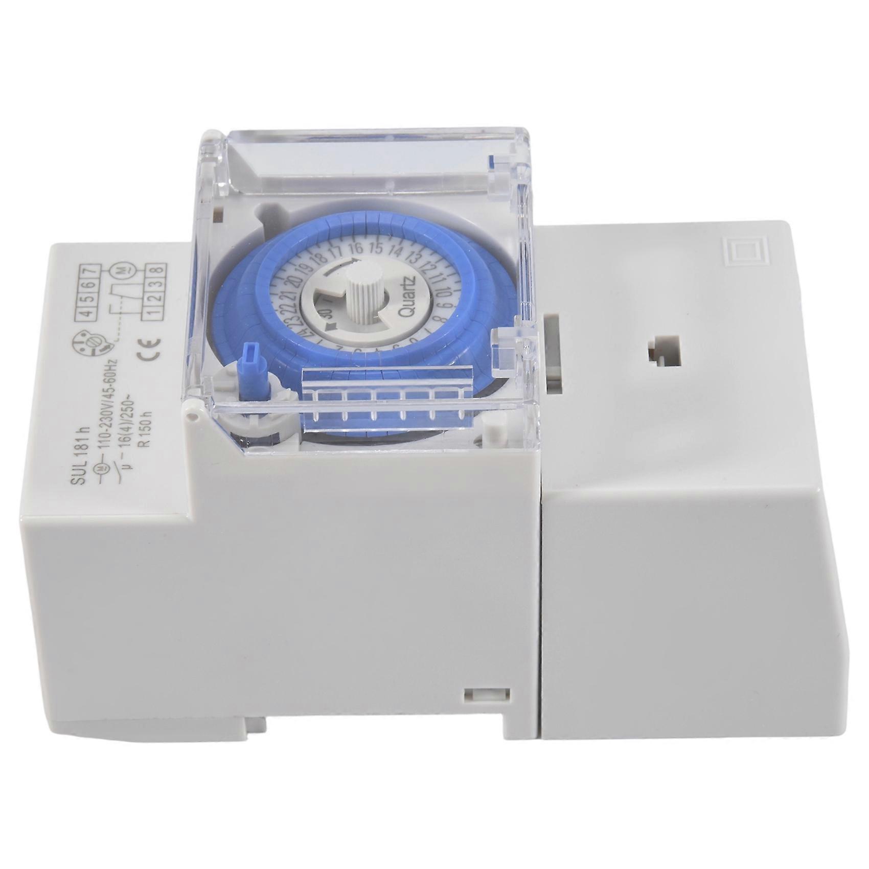 SUL181H Mechanical Timer 24 hours Time Switch Relay Electrical Programmable Timer 24 hour Din Rail Timer Switch
