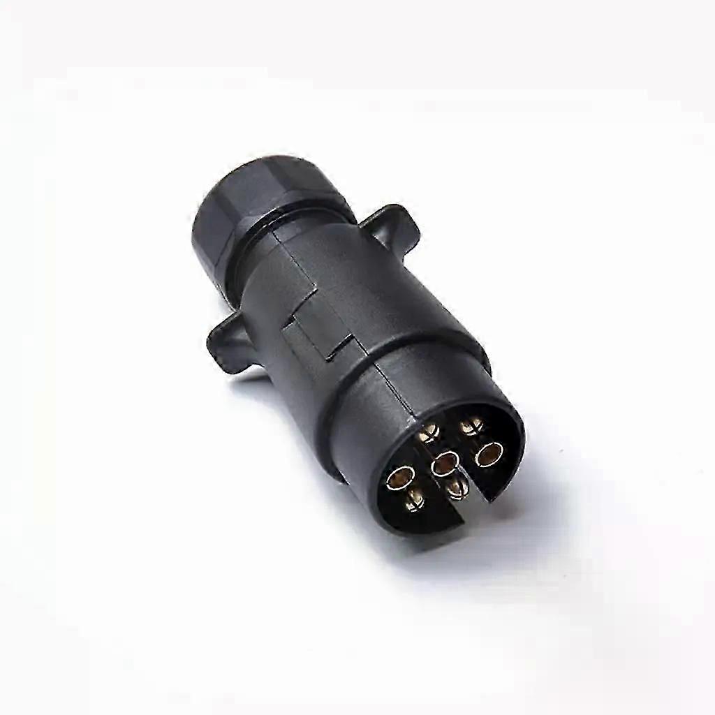 dolity 7 Pin Trailer Connector Plug RV Towing Wiring Adapter